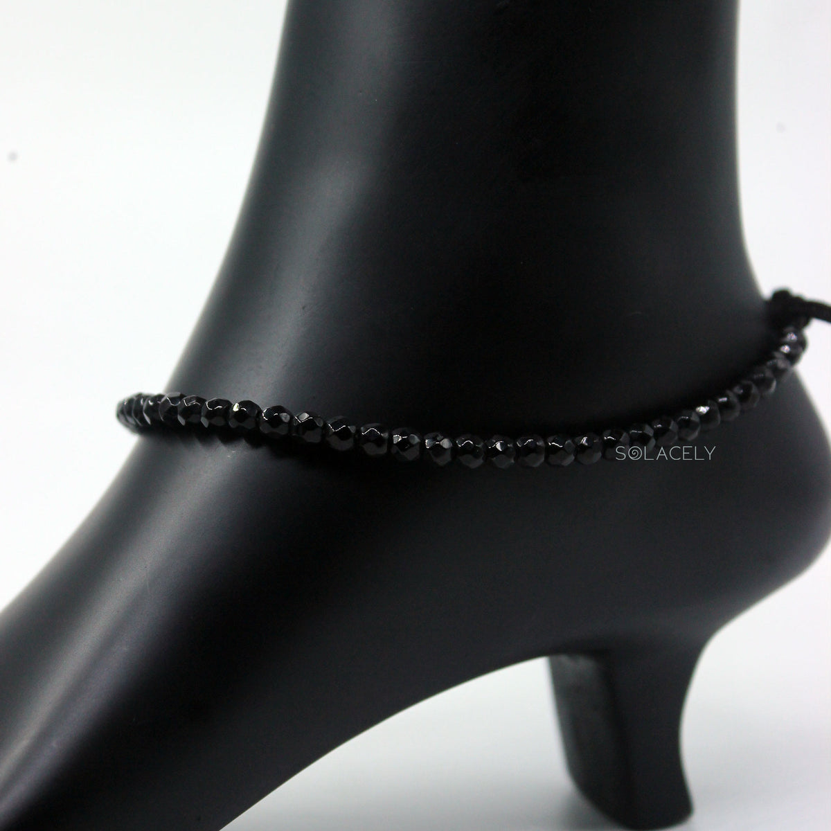 Black Tourmaline Anklet