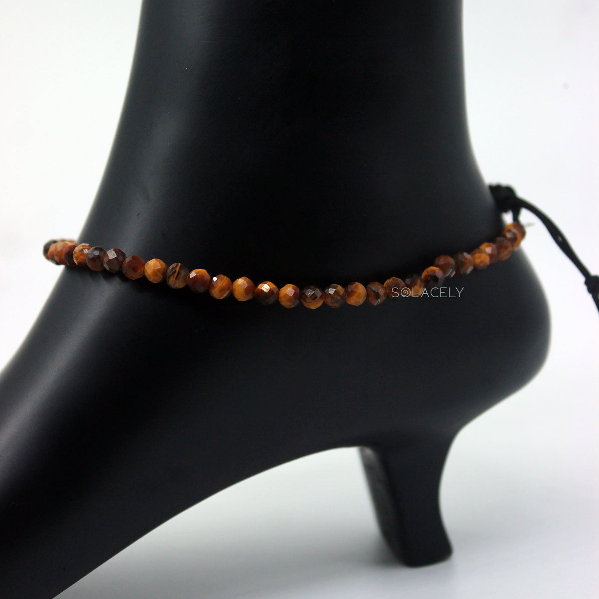 Tiger's Eye Anklet
