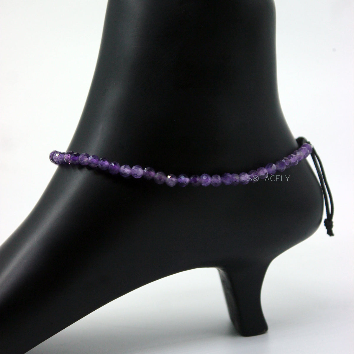 Amethyst Anklet