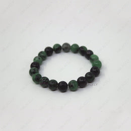 Ruby Zoisite Bracelet - 8mm Beads