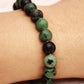 Ruby Zoisite Bracelet - 8mm Beads