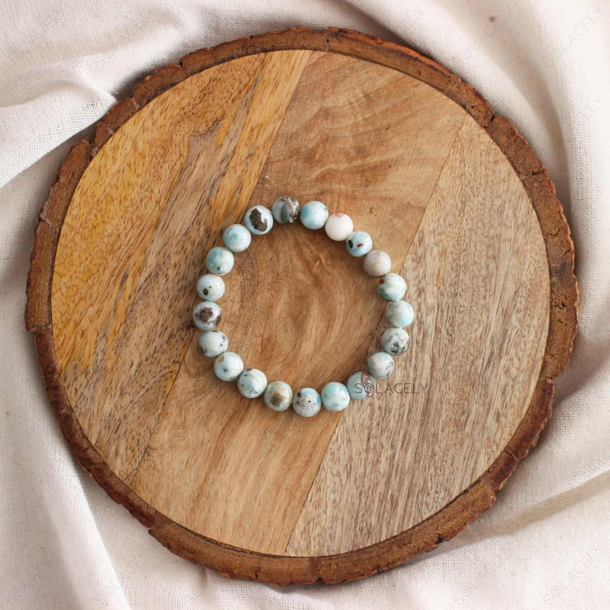 Larimar Crystal Bracelet