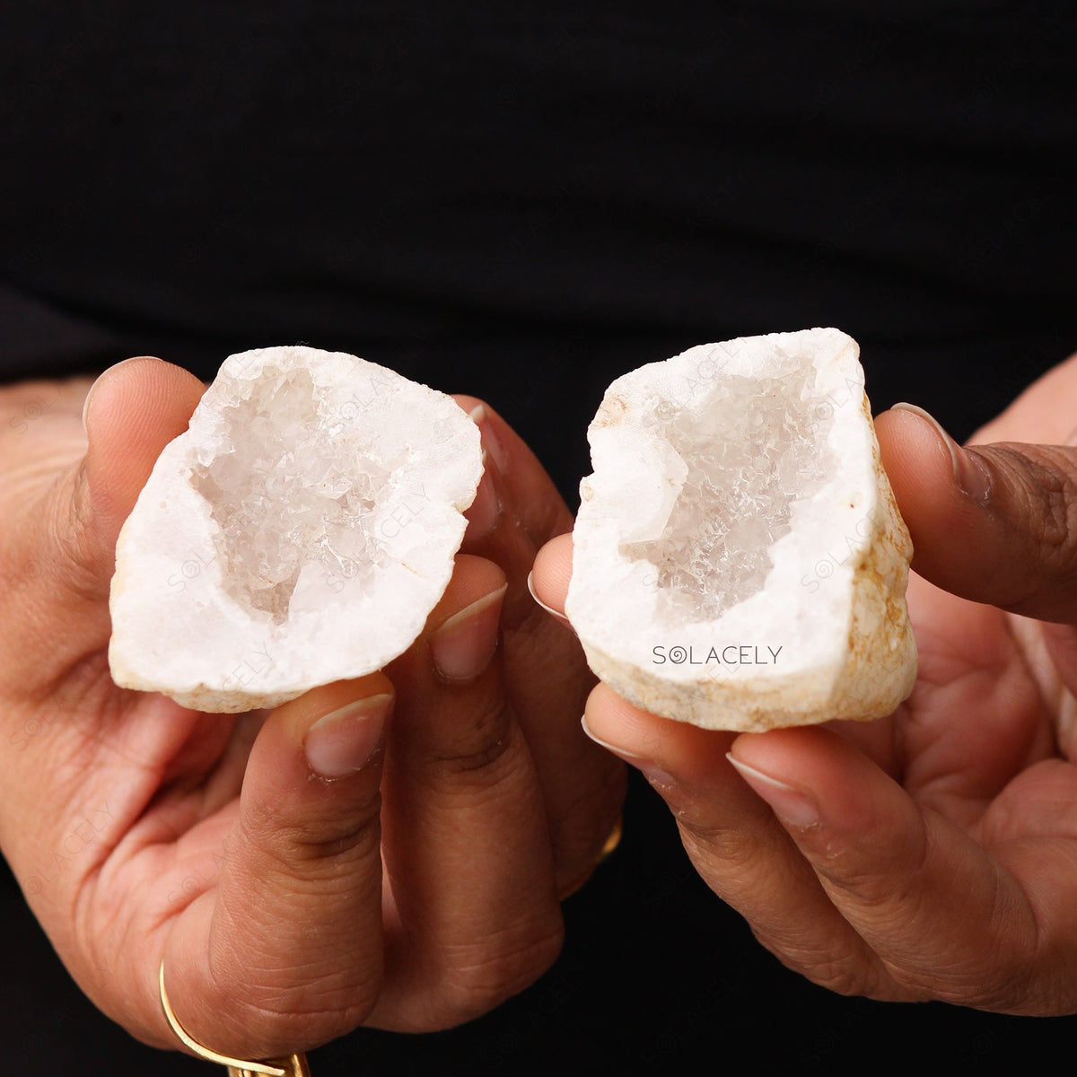 Clear Quartz Geodes (Wish Stones)