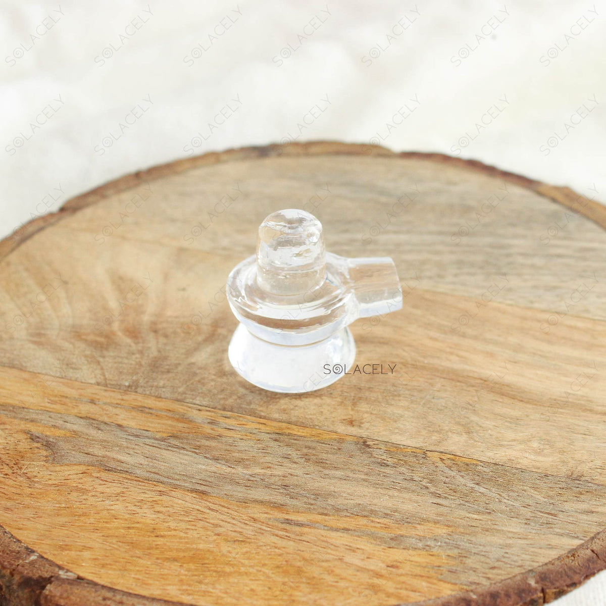 Clear Quartz Sphatik Shivling