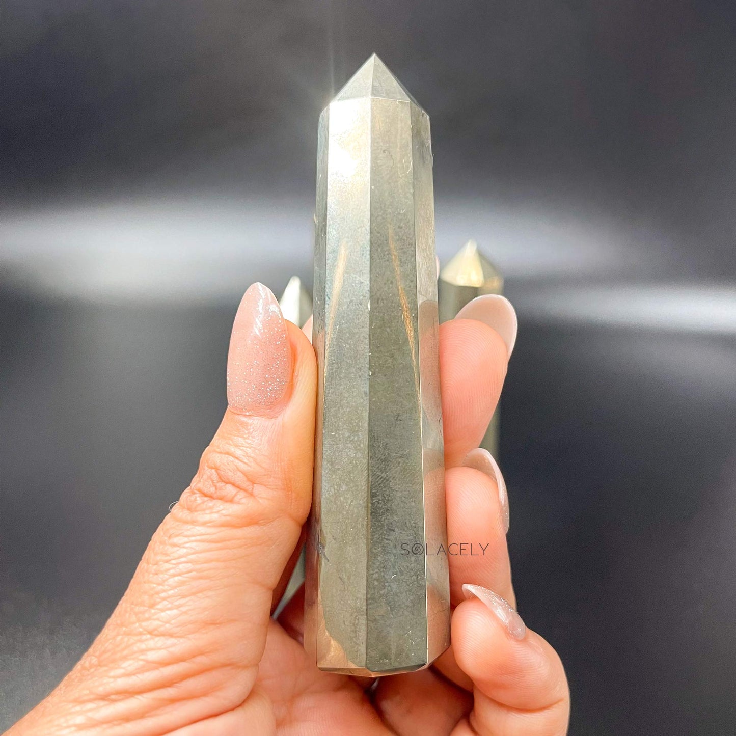 Pyrite Crystal Wand/Tower