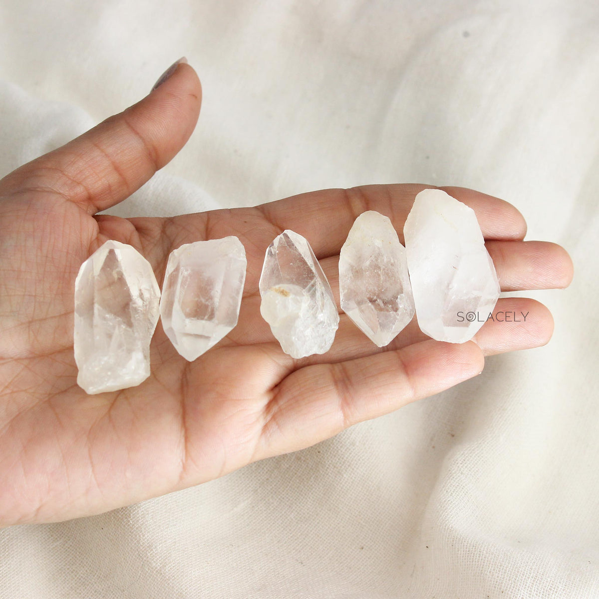 Clear Quartz Raw Stones 150g