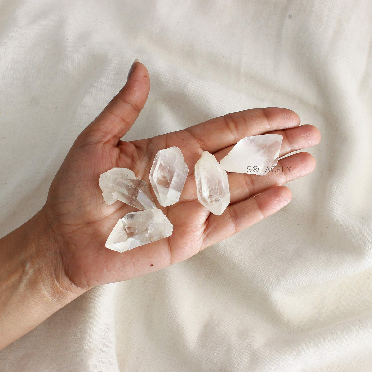 Clear Quartz Raw Stones 150g