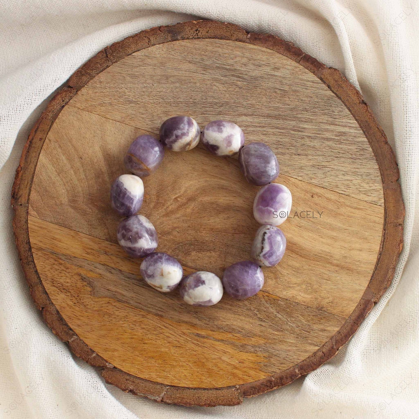 Amethyst Tumble Crystal Bracelet