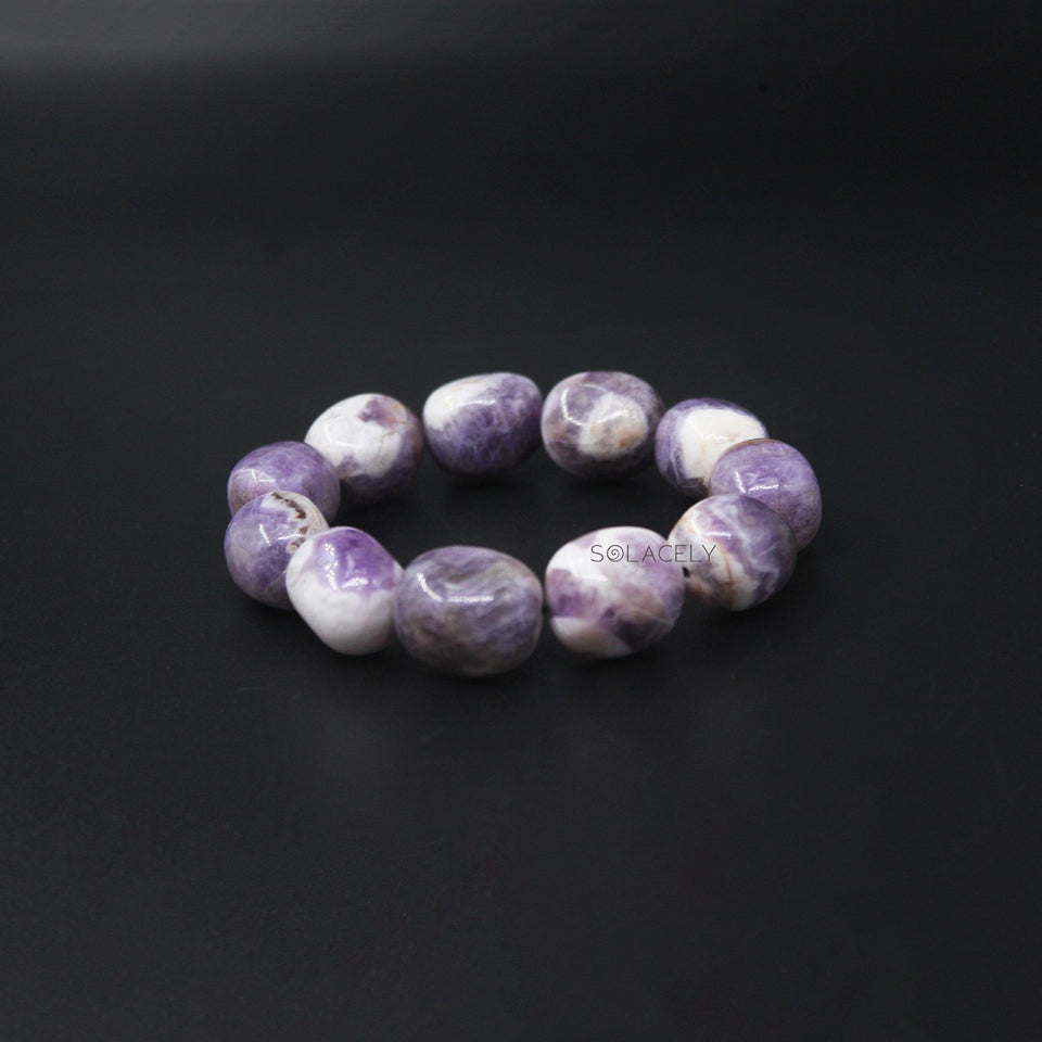 Amethyst Tumble Crystal Bracelet