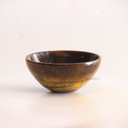 Tiger Eye Polished Crystal Energy Bowls