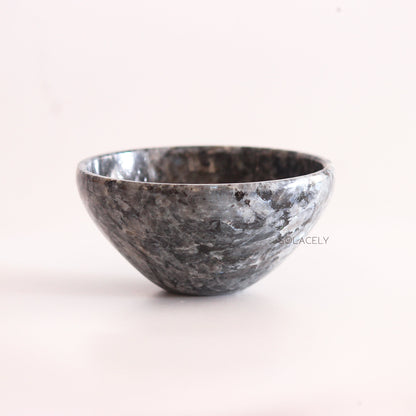 Larvikite Polished Crystal Energy Bowls