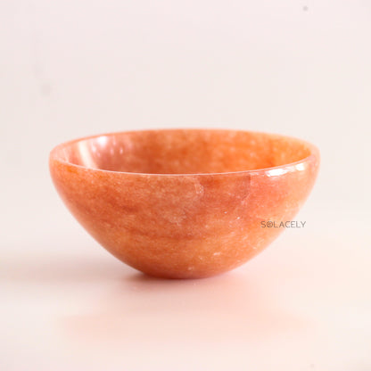 Red Aventurine Polished Crystal Energy Bowls