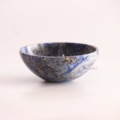 Sodalite Polished Crystal Energy Bowls