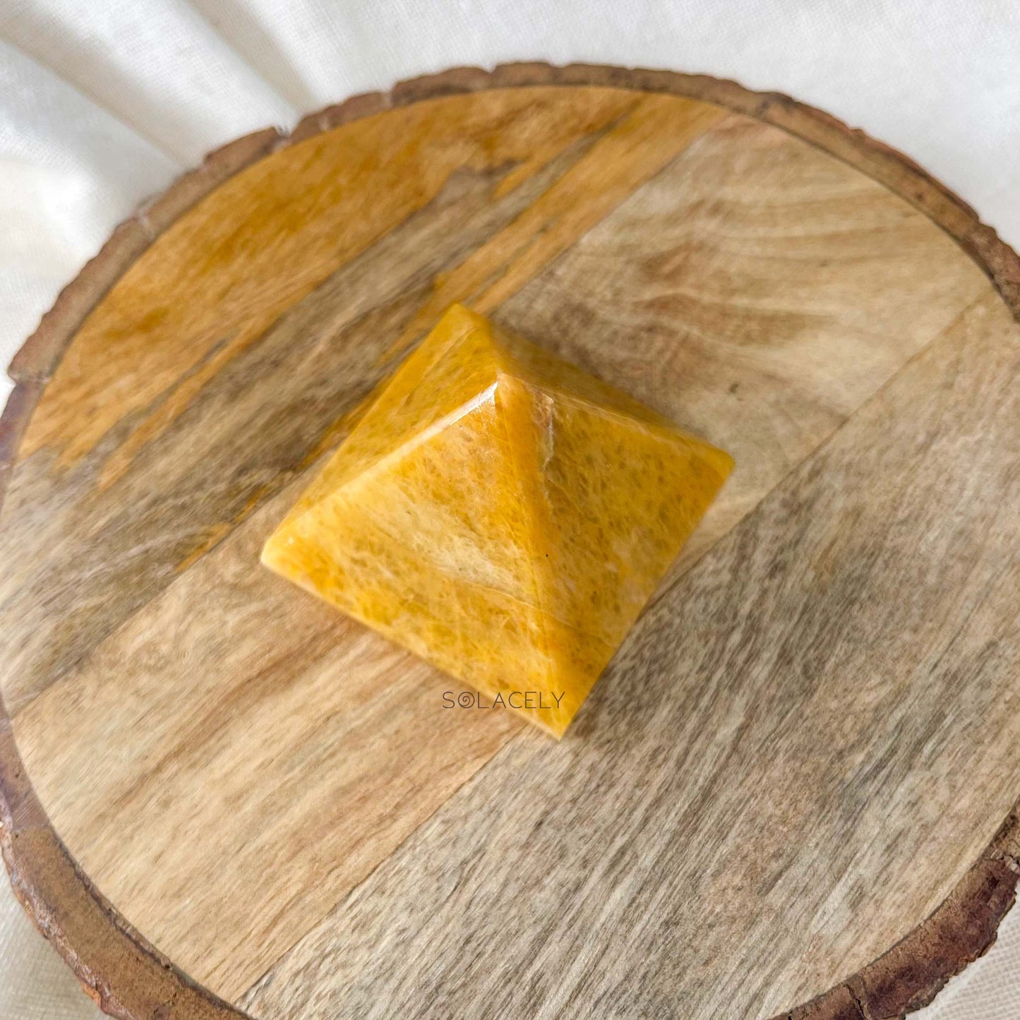 Yellow Aventurine Pyramid - 2 inches