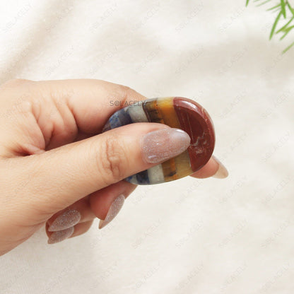 Seven Chakra Worry Stone