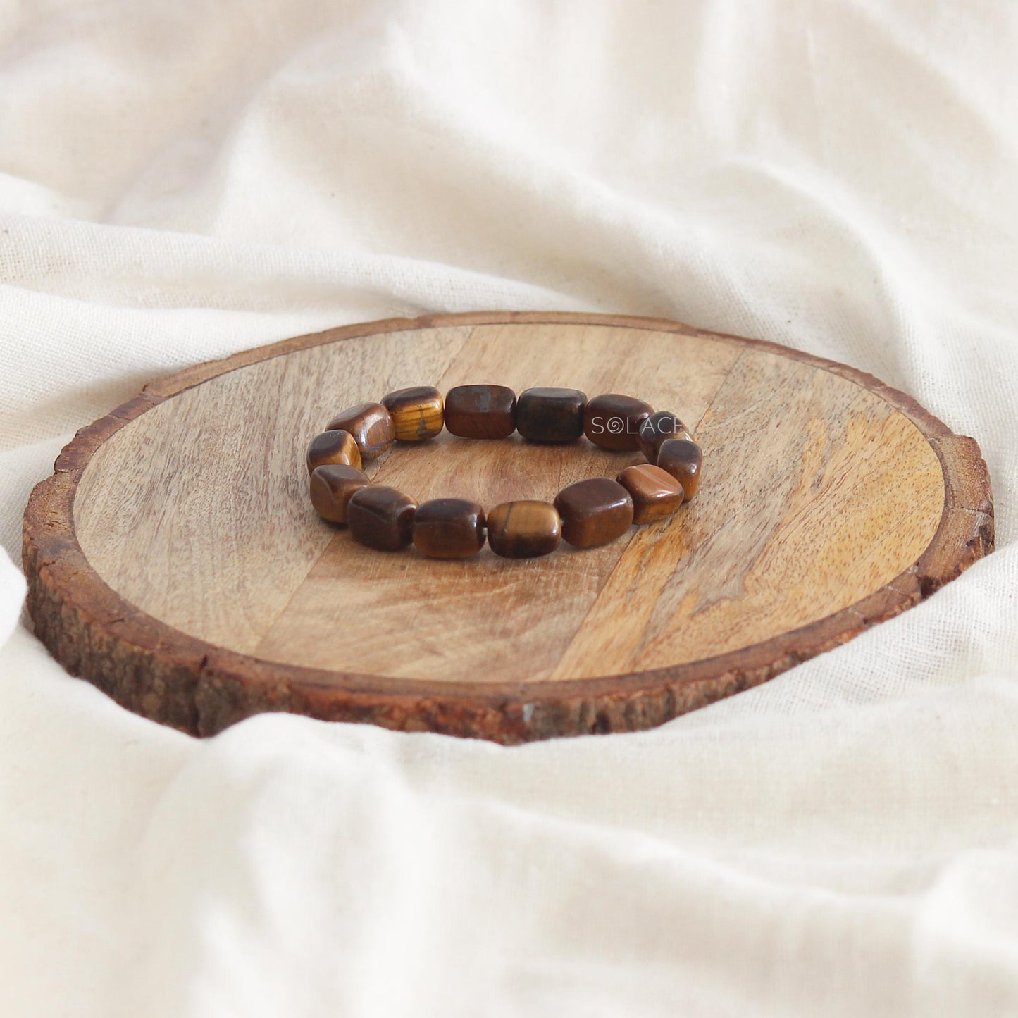 Tiger's Eye Tumble Crystal Bracelet