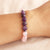Rose Quartz and Amethyst Bracelet - 8mm Beads