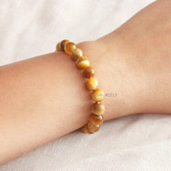 Cat's Eye Crystal Bracelet on Wrist