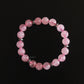 Rose Quartz Bracelet with Charms 8mm Beads