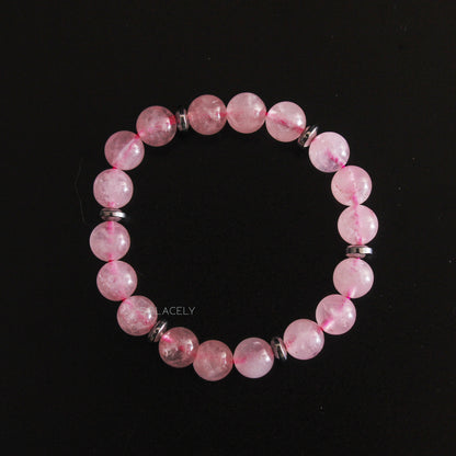Rose quartz bracelet 8mm beads