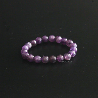 Amethyst healing stone bracelet