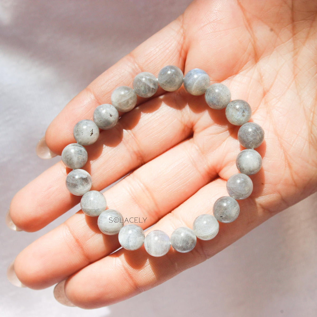 Labradorite Beaded Bracelet