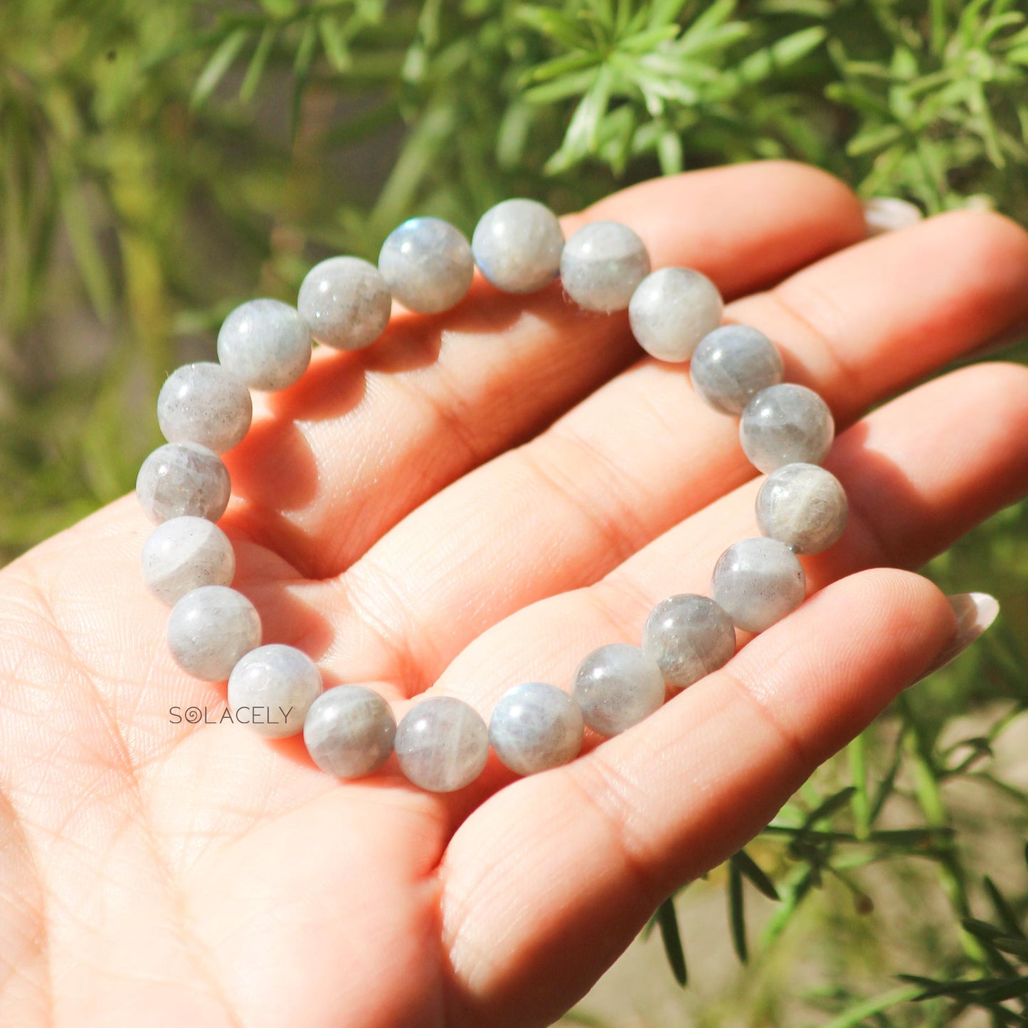 Labradorite Bracelet - 8mm Beads