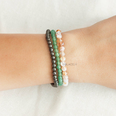 Abundance And Luck Crystals Bracelet Set