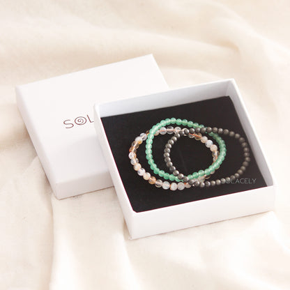 Abundance And Luck Crystals Bracelet Set