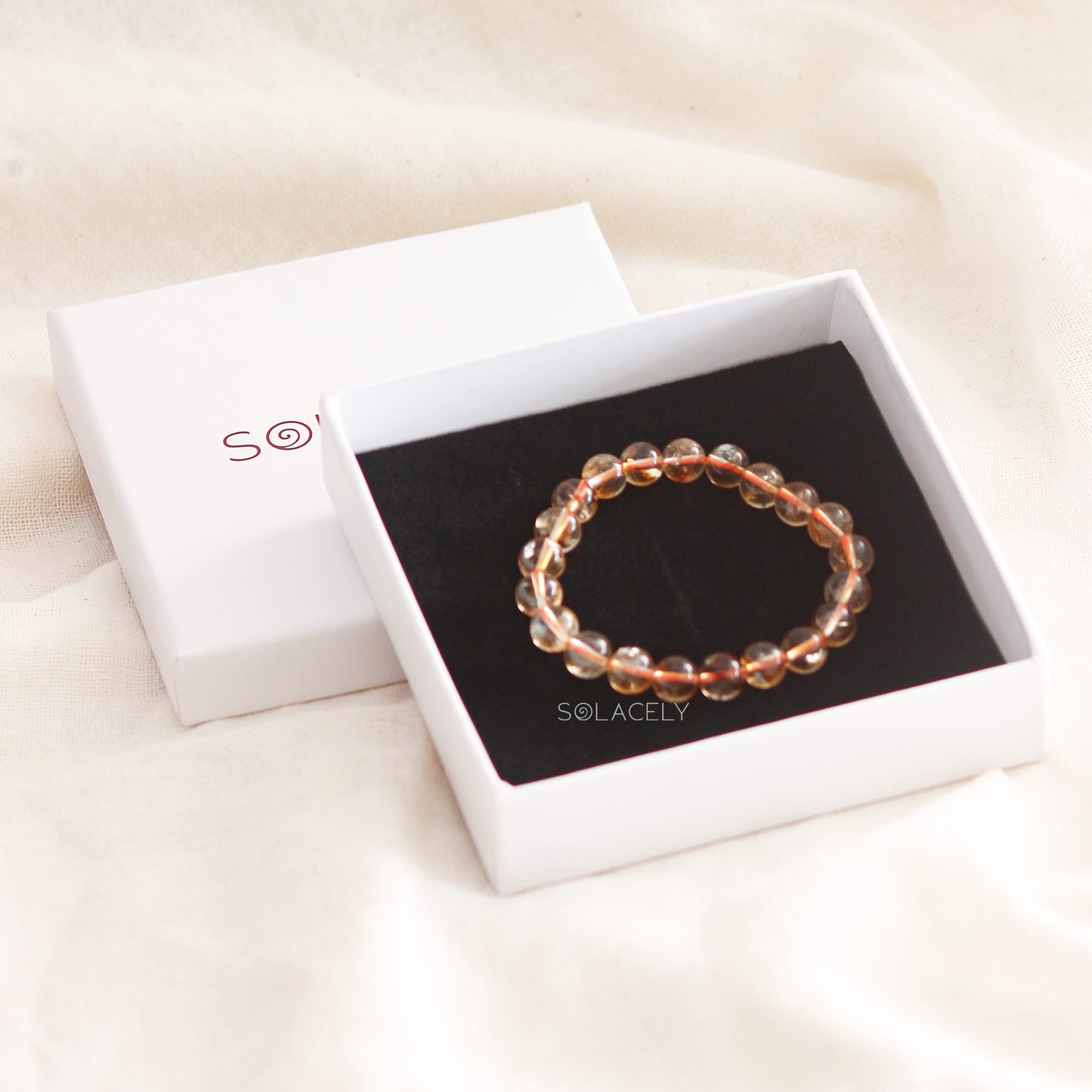 Citrine Bracelet - 8mm Beads