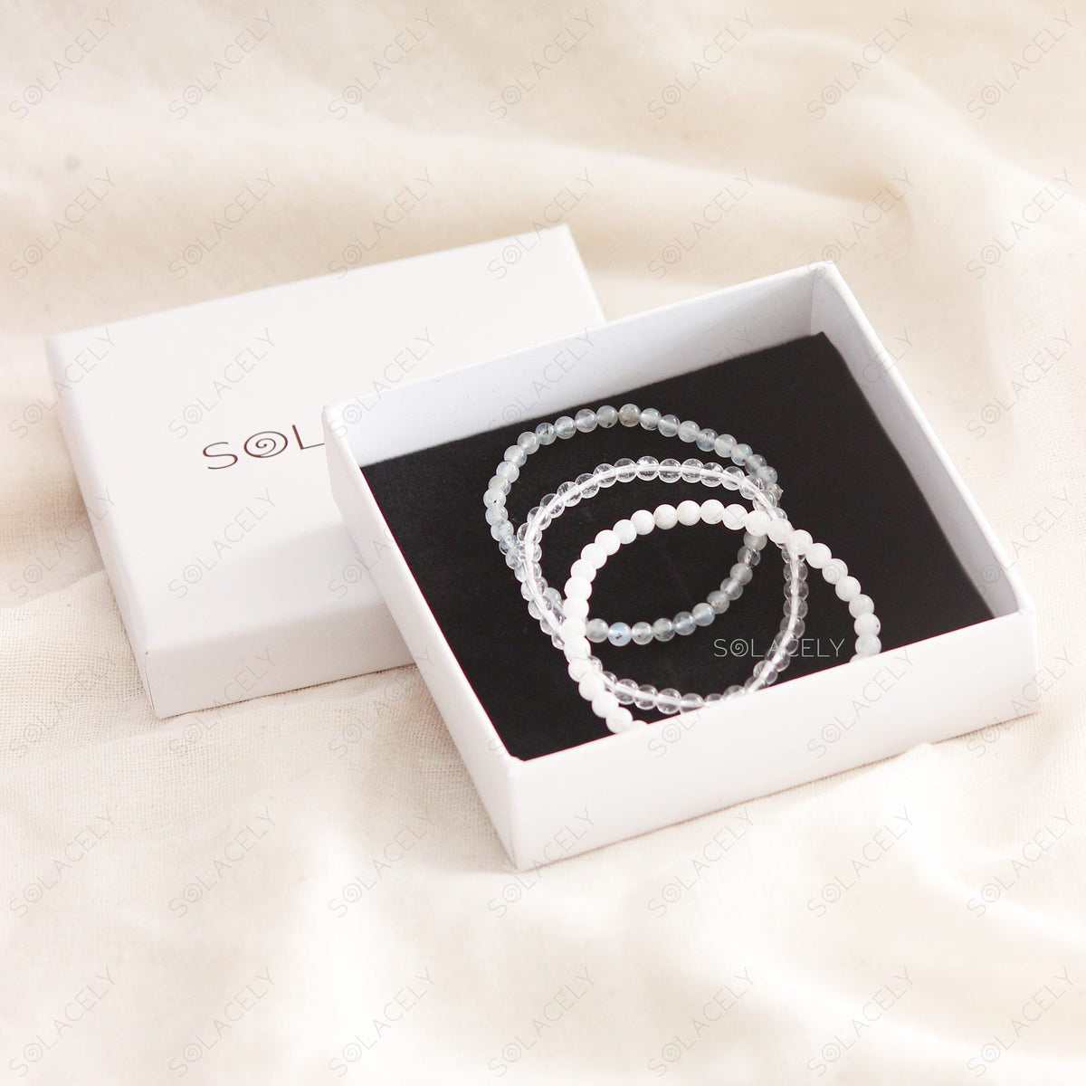 Crown Chakra Stackable Bracelet Set