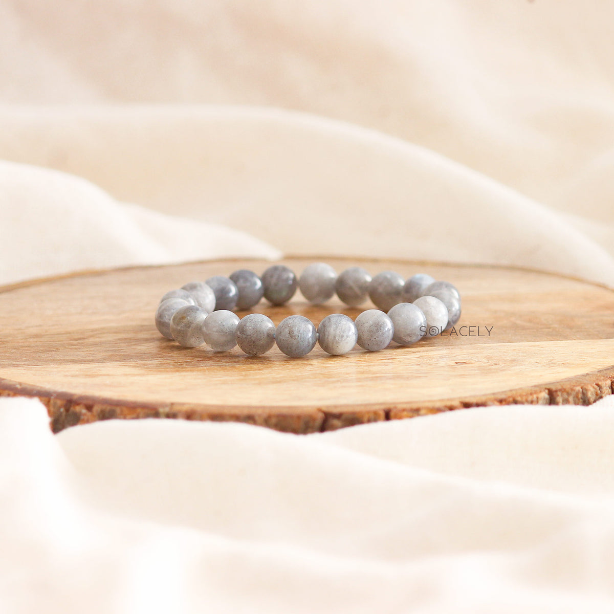 Labradorite Beaded Bracelet