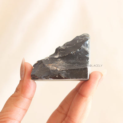 Black Obsidian Raw Stones