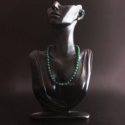 Green Jade Beaded Necklace