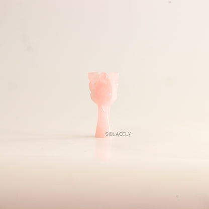 Rose Quartz Crystal Guardian Angel