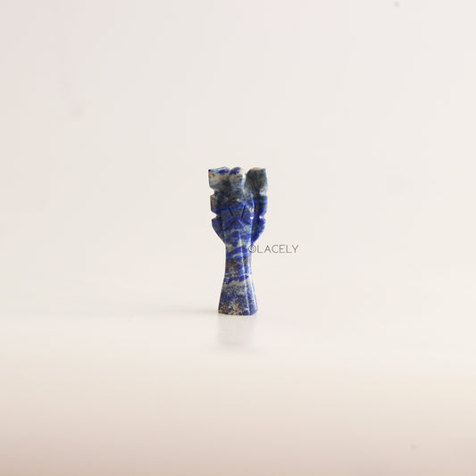 Lapis Lazuli Crystal Guardian Angel Figurine