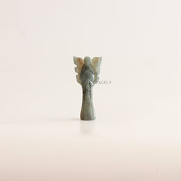 Labradorite Crystal Guardian Angel Figurine