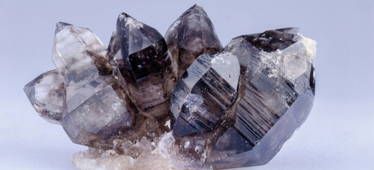 smokey quartz cluster
