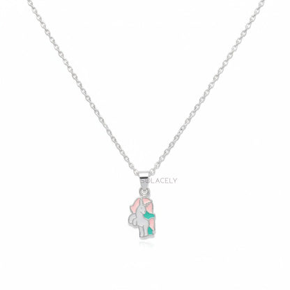 Sterling Silver Unicorn Charm Necklace
