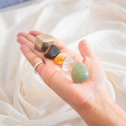 abundance and wealth tumbled crystals