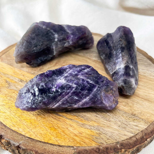 African raw amethyst crystal stone