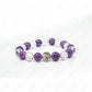 Clear Quartz And Amethyst Bracelet 