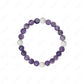 amethyst and rainbow moonstone bracelet
