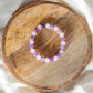 amethyst and rose quartz bracelet 8mm