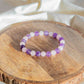 amethyst and rose quartz bracelet
