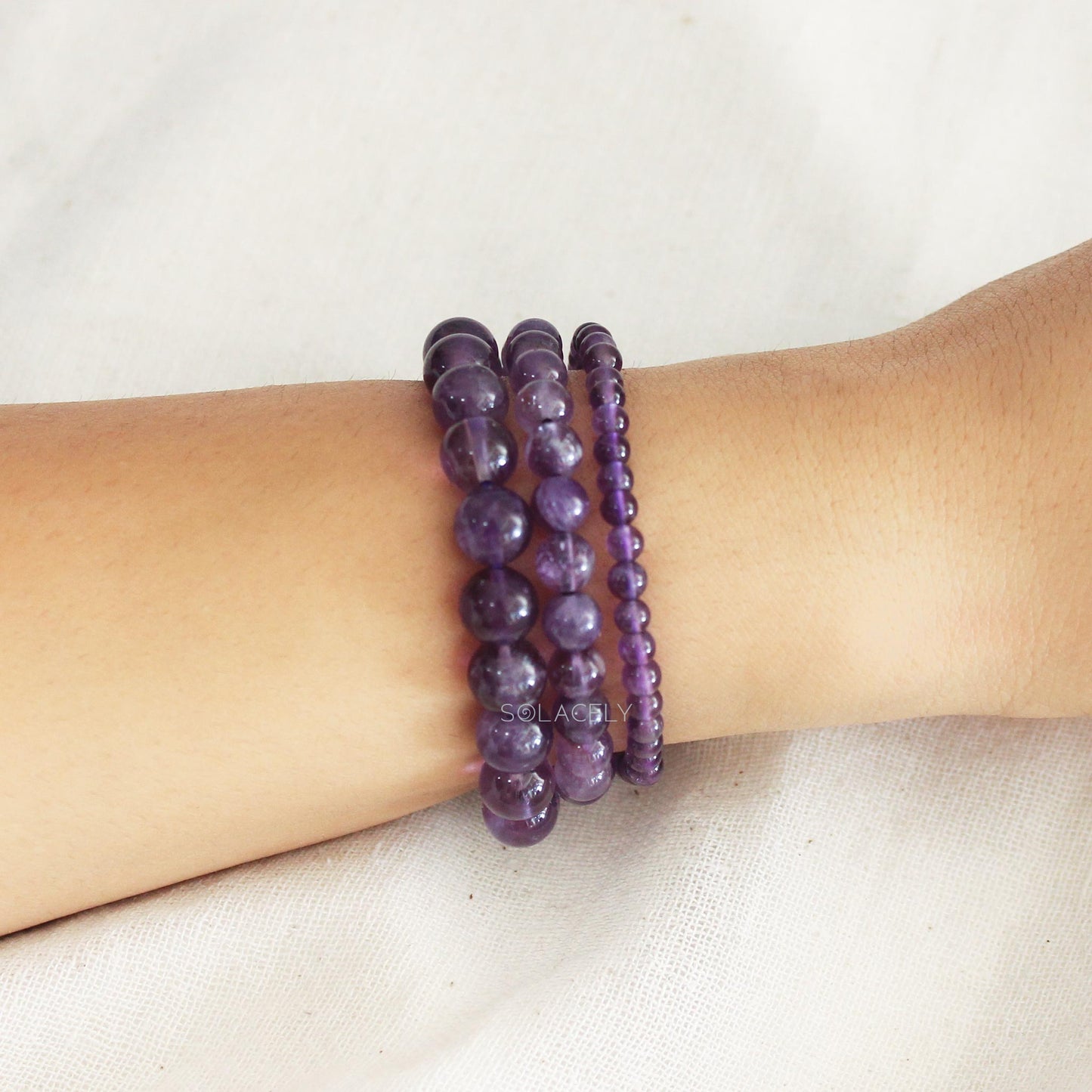amethyst bead bracelets