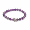 Amethyst Bracelet With Butterfly Charm