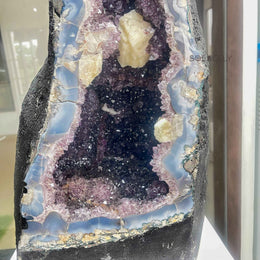 amethyst calcite crystal