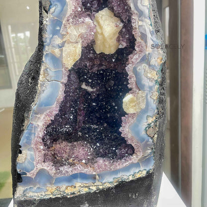 amethyst calcite crystal