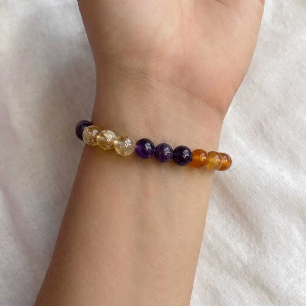 Amethyst citrine healing bracelet